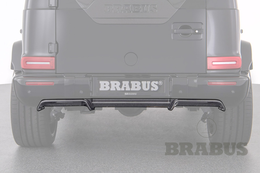 Задний диффузор. Карбон (глянцевый)