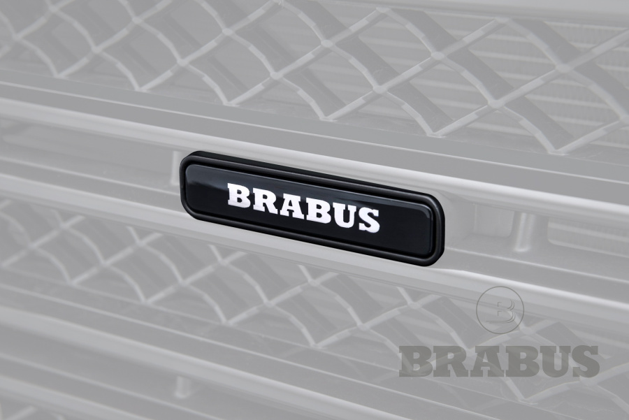 Логотип BRABUS с подсветкой, в решетку радиатора