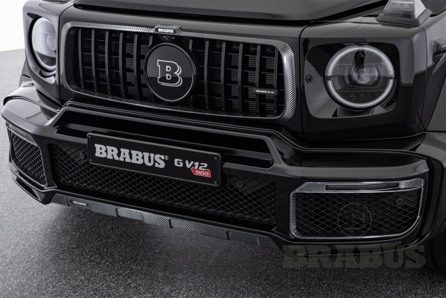 Вставки в передний бампер. Карбон (глянцевый)