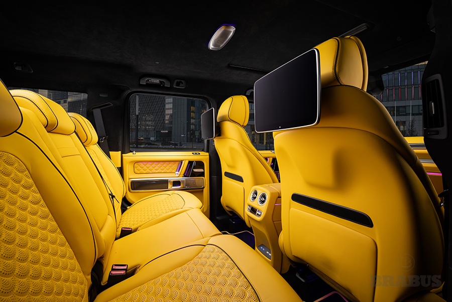 G 700 BRABUS Yellow Interior