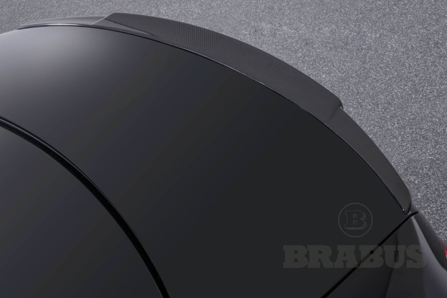 Задний спойлер на крышку багажника. Карбон (матовый)