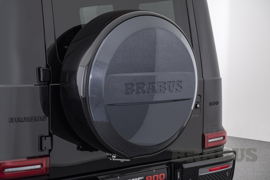 Кожух запасного колеса. Карбон (глянцевый)