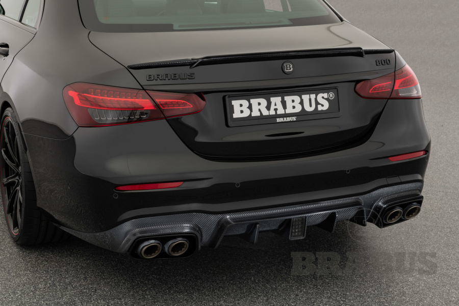 Диффузор заднего бампера. Карбон (глянцевый)