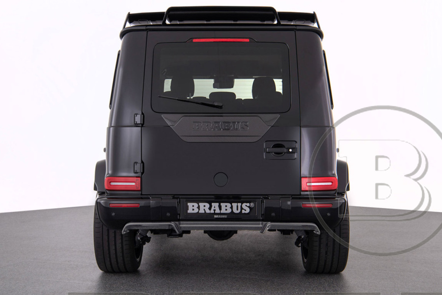 Задний диффузор. Карбон (матовый)