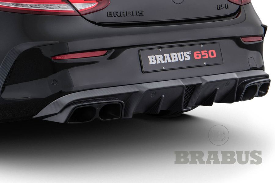 Задний диффузор. Карбон (матовый)