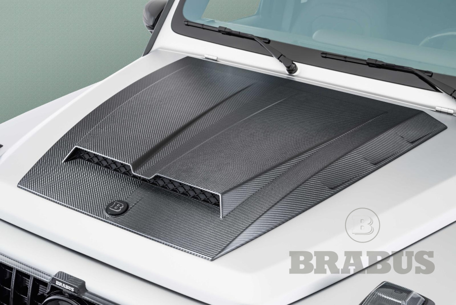 Накладка на капот. Карбон (матовый)