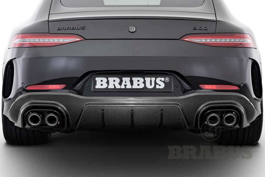 Задний диффузор. Карбон (матовый)