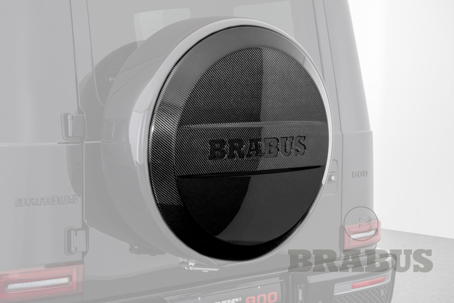 Кожух запасного колеса. Карбон (глянцевый)