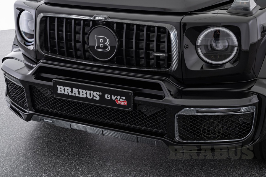 Вставки в передний бампер. Карбон (матовый)