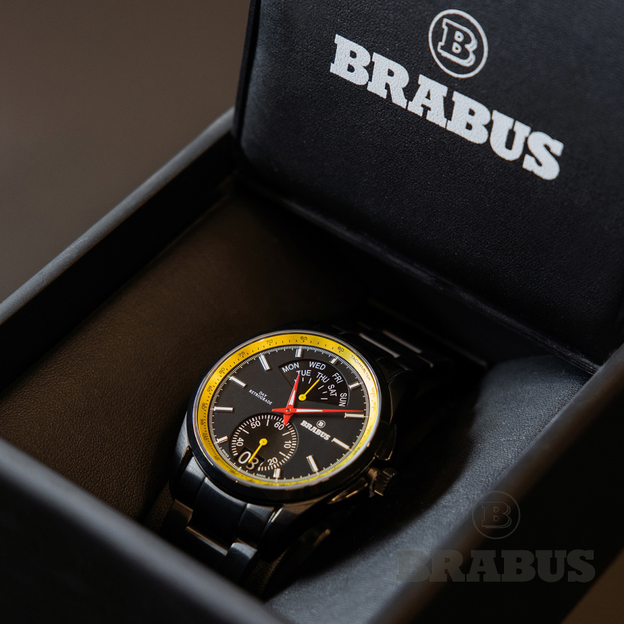Часы BRABUS Retrograde II (желтые)