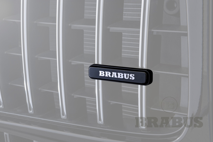 Логотип BRABUS с подсветкой, в решетку радиатора
