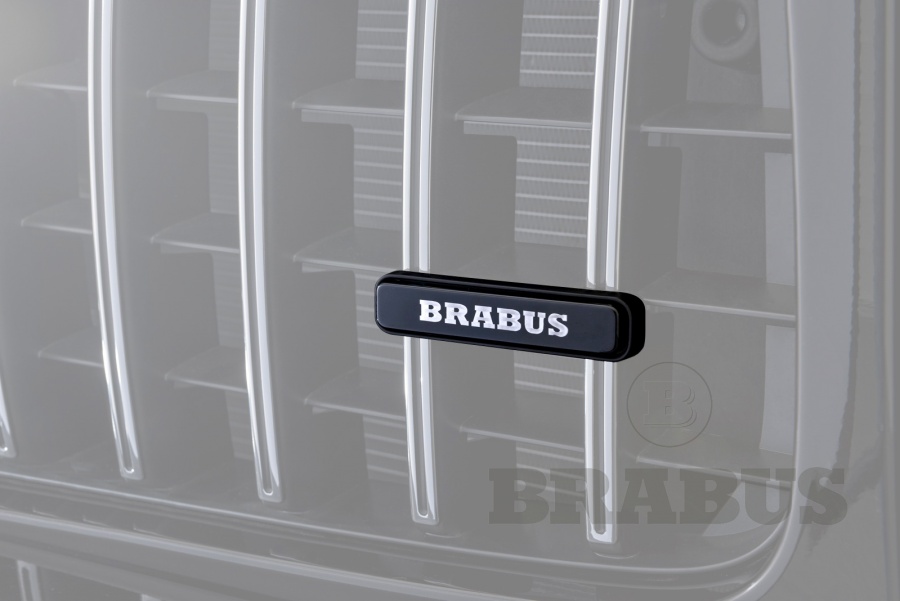 Логотип BRABUS с подсветкой, в решетку радиатора