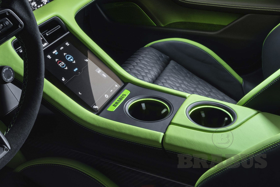 Кожаная центральная консоль