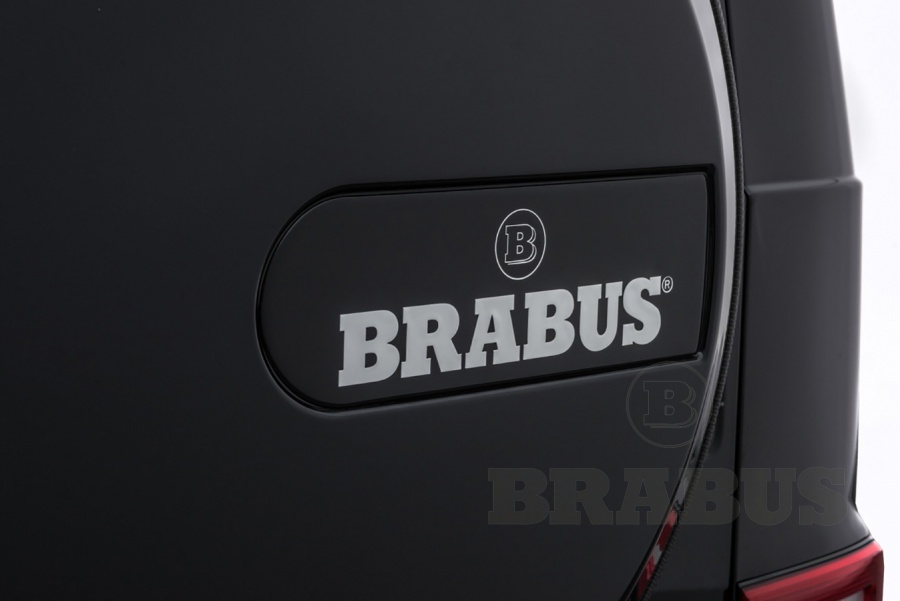 Логотип BRABUS на кожух запасного колеса