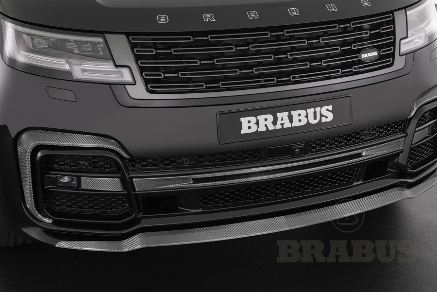 Карбоновые элементы переднего бампера (глянцевые)