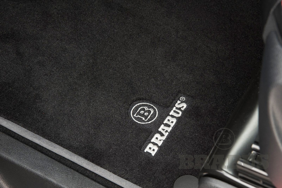 Велюровые ковры BRABUS пассажирской зоны (1 дверь, без стола)