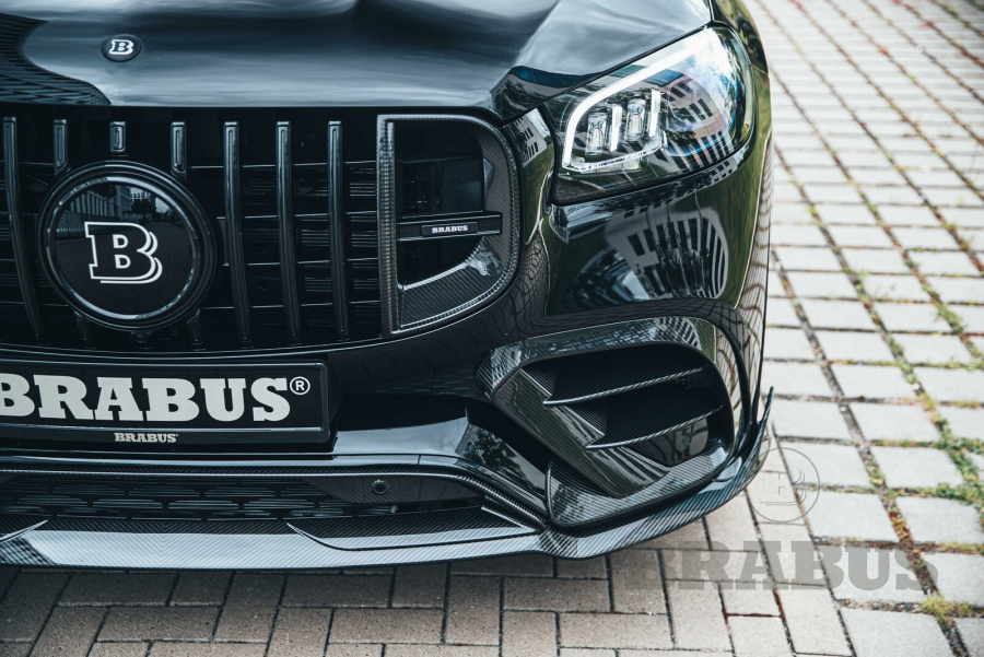 Спойлер для переднего бампера. Карбон (глянцевый)