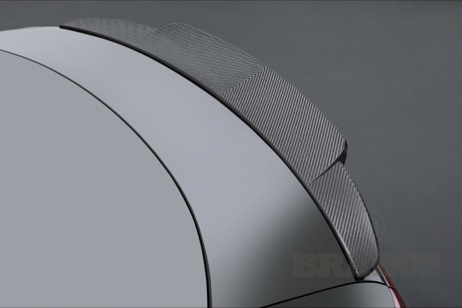 Задний спойлер на крышку багажника. Карбон (матовый)