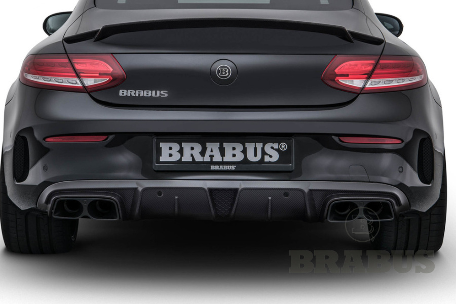 Задний диффузор. Карбон (матовый)