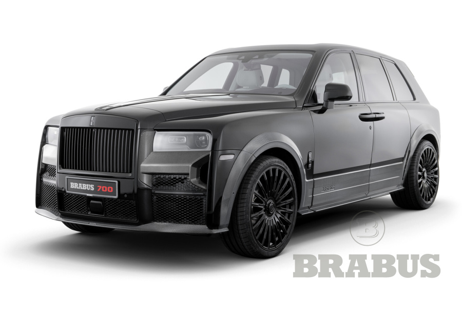 Комплект BRABUS Widestar карбон матовый\черные выхлопные трубы