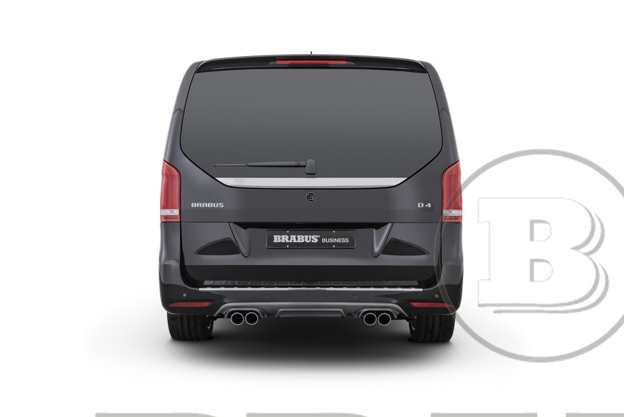 Накладка на задний бампер