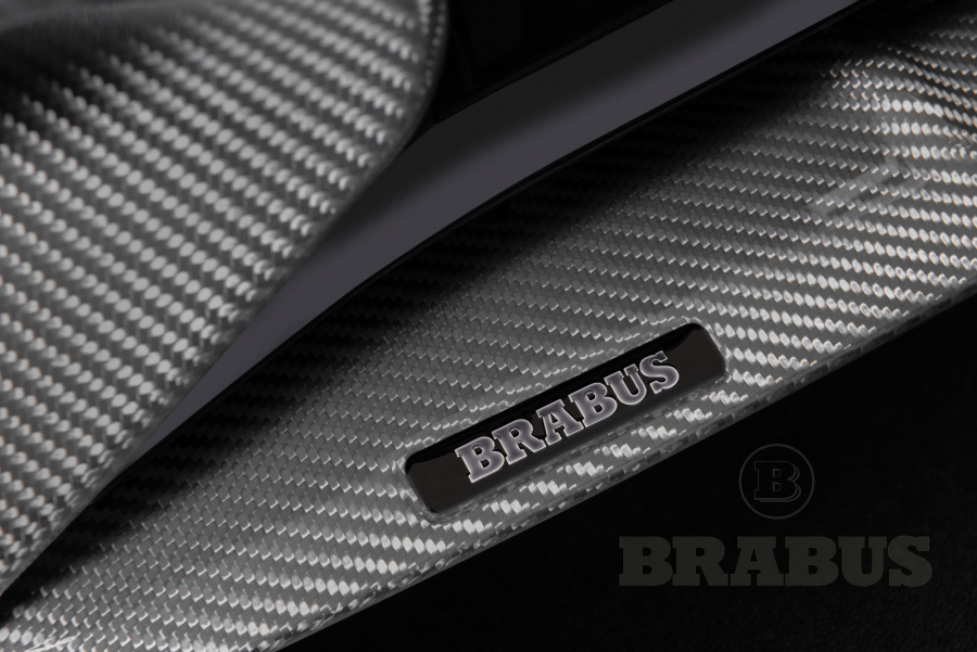 Карбоновый передний спойлер (матовый)