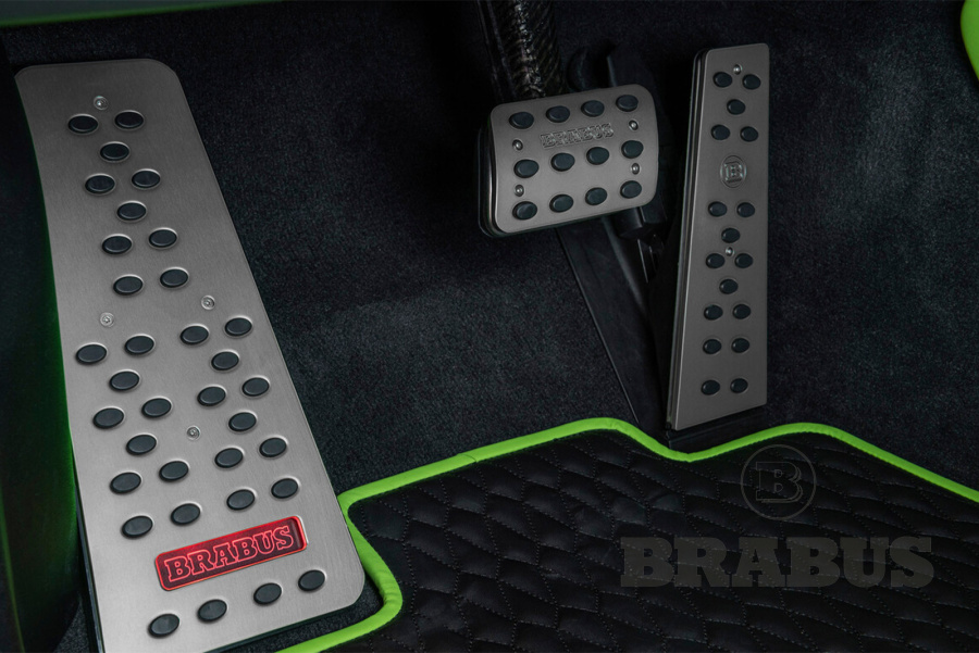 Накладки на педали матовые анодированные