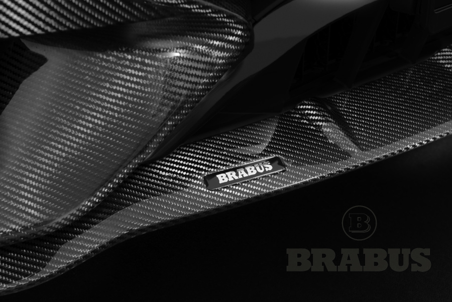 Карбоновый передний спойлер (матовый)