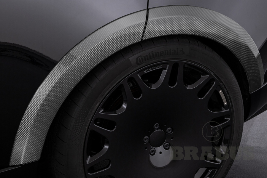 Карбоновые расширители арок (матовые). Короткая база.