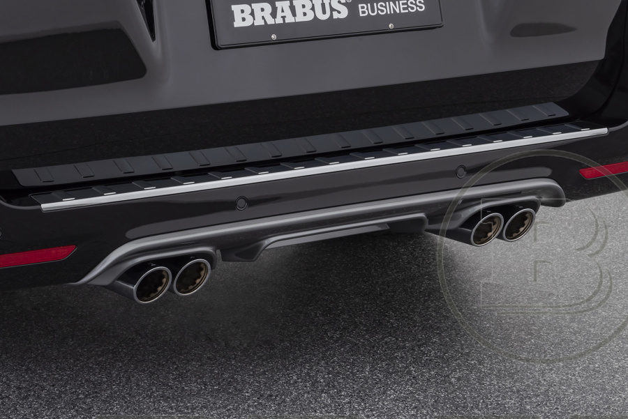 Накладка на задний бампер